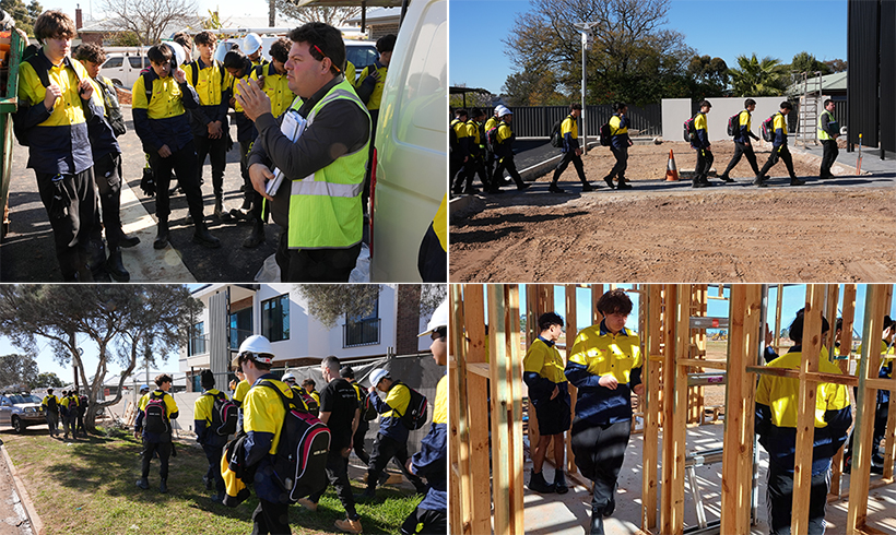 Year 10 students taking part in an Aboriginal Career Exploration program