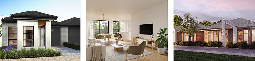 Render of Affordable homes