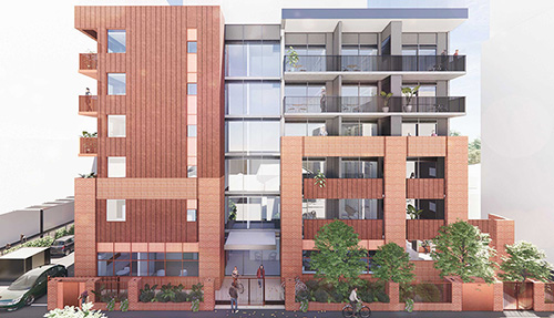 Artist's impression of Tucker Street apartments