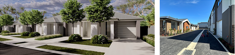 Render of Affordable homes
