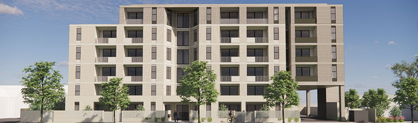 Rendered image of final concept for the Camden Park development