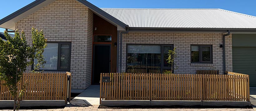 One of the new homes built in Klemzig. One of the new homes built in Klemzig.