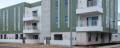 Unity Housing in partnership with SA Housing Trust is a unique green, all-electric development includes that includes 700 solar panels