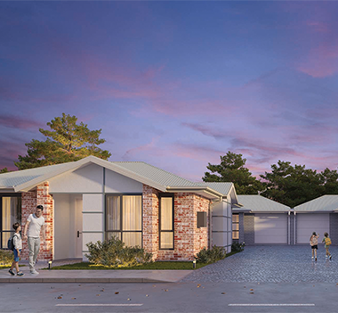 Render of Dunorlan Road housing development at Edwardstown